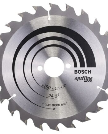 Bosch Rundsavsklinge Optiline 190x2 6x30mm 24t 2608640615