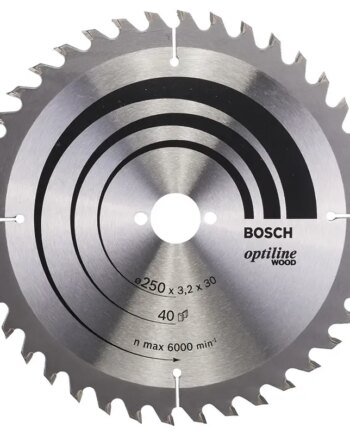 Bosch Rundsavsklinge Optiline 250x3 2x30 Mm 40 Tdr 2608640728