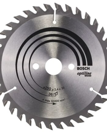 Bosch Rundsavsklinge Optiline 150x2 4x20 Mm 36 Tdr 2608640593