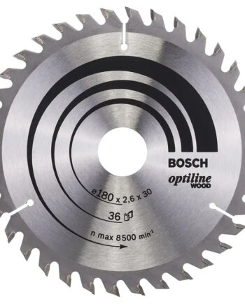 Bosch Rundsavsklinge Optiline 180x2 6x30 Mm 36 Tdr 2608640609