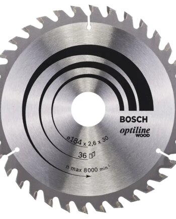 Bosch Rundsavsklinge Optiline 184x2 6x30 Mm 36 Tdr 2608640611