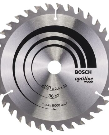Bosch Rundsavsklinge Optiline 190x2 6x20 Mm 36 Tdr 2608640613