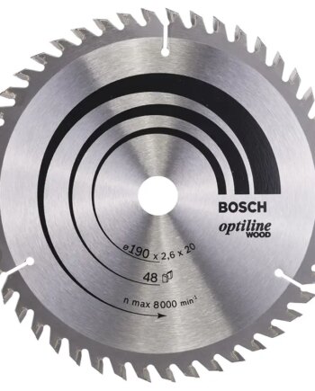 Bosch Rundsavsklinge Optiline 190x2 6x20 Mm 48 Tdr 2608640614