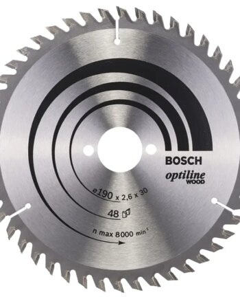 Bosch Rundsavsklinge Optiline 190x2 6x30 Mm 48 Tdr 2608640617