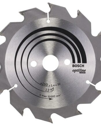 Bosch Rundsavsklinge Optiline ø150x2 4x20 16mm 12t 2608641169
