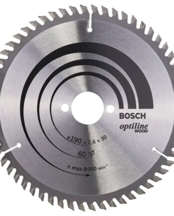 Bosch Rundsavsklinge Optiline ø190x2 6x30mm 60t 2608641188