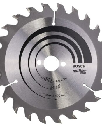 Bosch Rundsavsklinge Optiline ø160x1 8x20 16mm 24t 2608641171