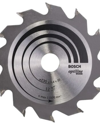 Bosch Rundsavsklinge Optiline ø130x2 4x20 16mm 12t 2608641167