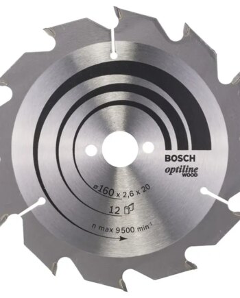 Bosch Rundsavsklinge Optiline ø160x2 6x20 16mm 12t 2608641173