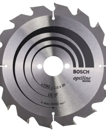 Bosch Rundsavsklinge Optiline ø190x2 0x30mm 16t 2608641184