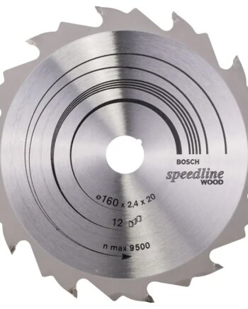 Bosch Rundsavsklinge Speedline Wood 160x20mm 12t 2608640786