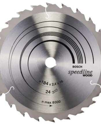 Bosch Rundsavsklinge Speedline Wood 184x16mm 24t 2608640795