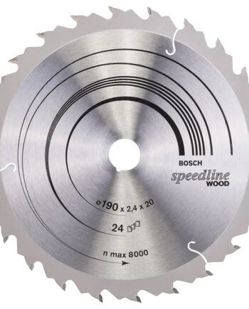 Bosch Rundsavsklinge Speedline Wood 190x20mm 24t 2608640799
