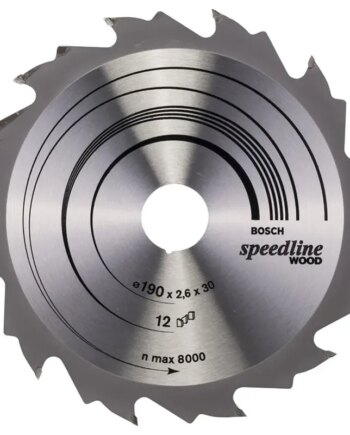 Bosch Rundsavsklinge Speedline Wood 190x30mm 12t 2608640800