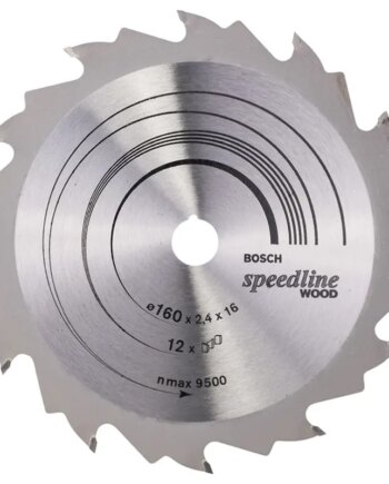 Bosch Rundsavsklinge Speedline Wood 160x16 12t 2608640784