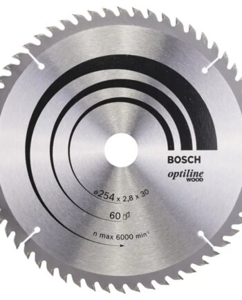 Bosch Rundsavsklinge 254x30mm 60t 20gr Træ 2608640444