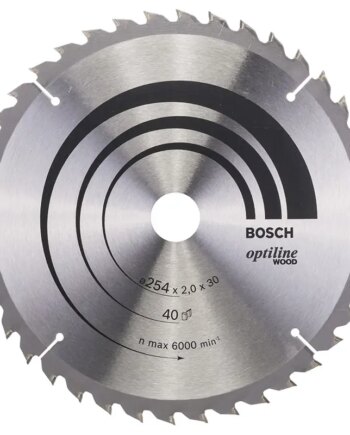 Bosch Rundsavsklinge 254x30mm 40t 10gr Træ 2608640438