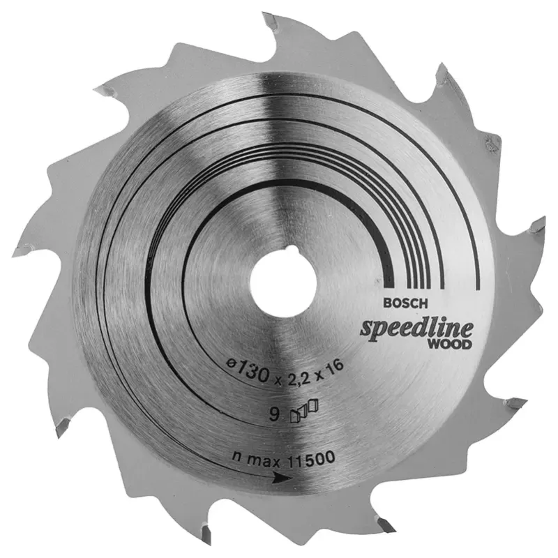 Bosch Rundsavsklinge 130x16mm 9t Speedline Wood 2608640774