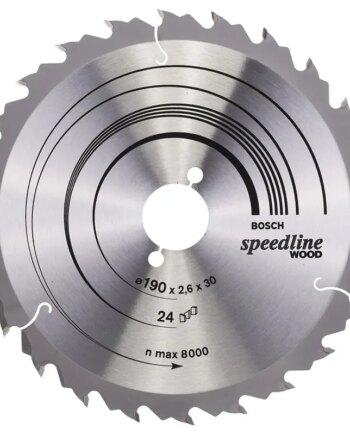 Bosch Rundsavsklinge 190x30 24 Speedline Wood 2608640801