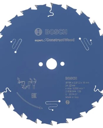 Bosch Rundsavsklinge 184x16x2mm 24t Exp Constructwo 2608644138
