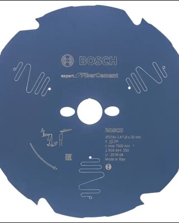 Bosch Rundsavsklinge 254x30x2 2mm 6t Exp Fiber Ceme 2608644350