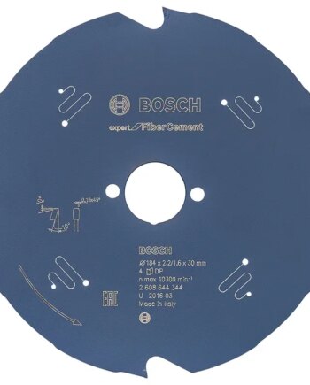 Bosch Rundsavsklinge 184x30x2 2mm 4t Exp Fiber Ceme 2608644344