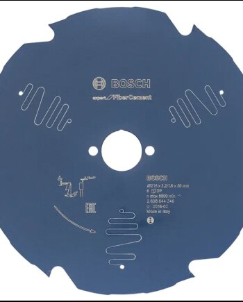 Bosch Rundsavsklinge 216x30x2 2mm 6t Exp Fiber Ceme 2608644346