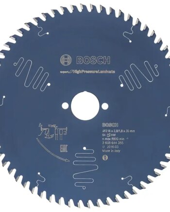 Bosch Rundsavsklinge 216x30x2 8mm 64t Exp Highpress 2608644355