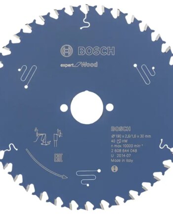 Bosch Rundsavsklinge 190x30x2 6mm 40t Exp Wood 2608644048