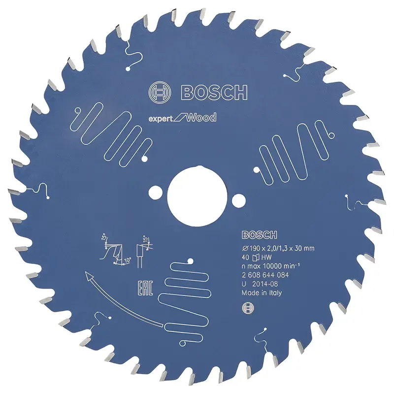 Bosch Rundsavsklinge 190x30x2mm 40t Exp Wood 2608644084
