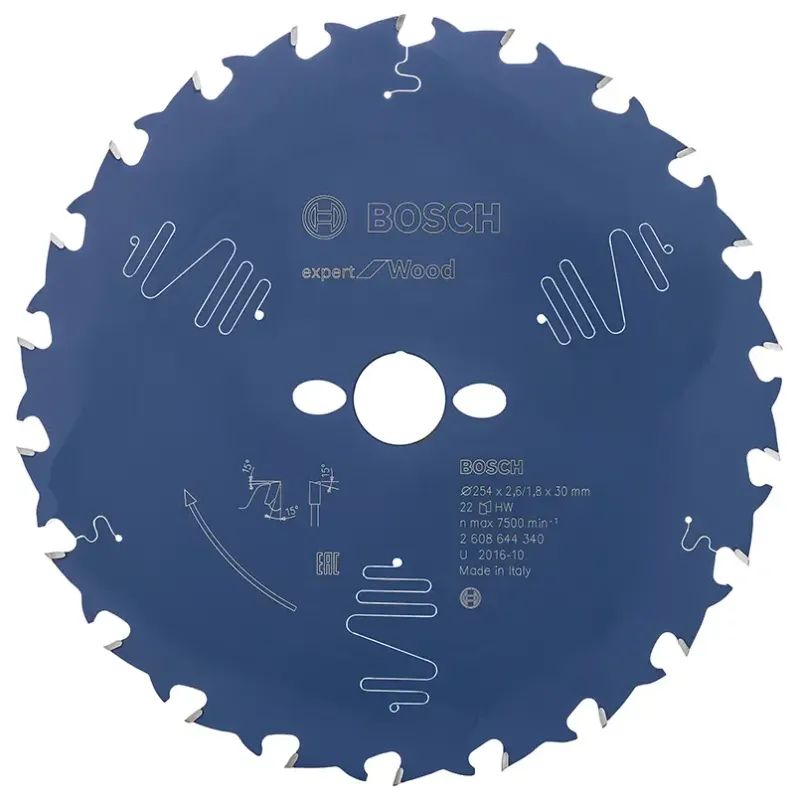 Bosch Rundsavsklinge 254x2 4x30mm 22t Exp Wood 2608644340