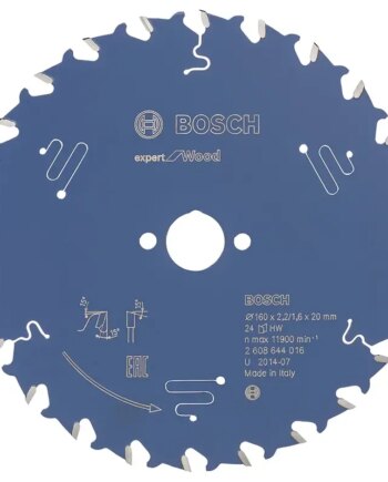 Bosch Rundsavsklinge 160x20x2     6x24t Exp Wood 2608644016