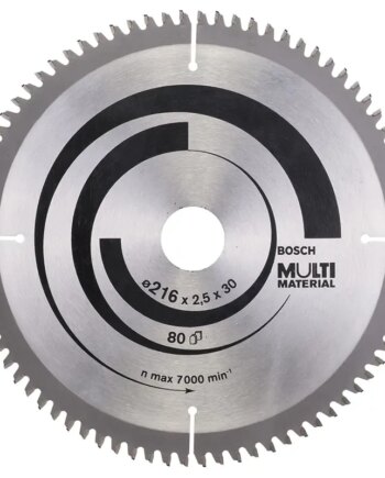 Bosch Rundsavsklinge ø216x30mm 80t -5gr Alu 2608640447