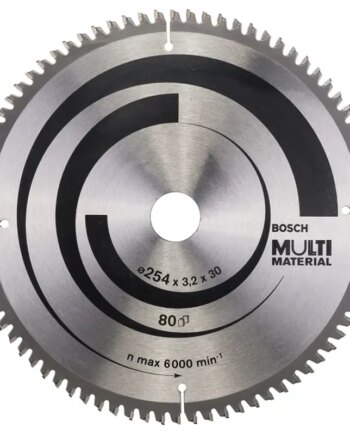 Bosch Rundsavsklinge ø254x30mm 80t -5gr Alu 2608640450