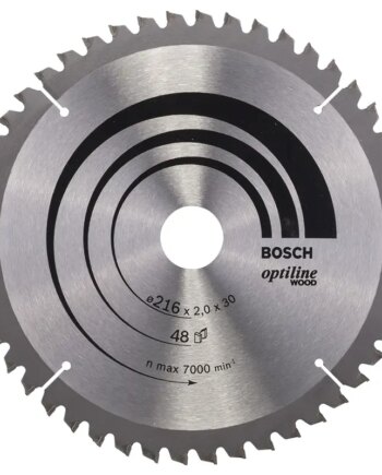 Bosch Rundsavsklinge ø216x30mm 48   -5gr Træ 2608640432