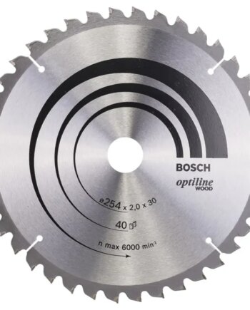 Bosch Rundsavsklinge ø254x30mm 40   -5gr Træ 2608640435