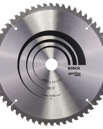 Bosch Rundsavsklinge ø305x30mm 60t -5gr Træ 2608640441