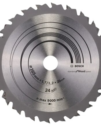 Bosch Rundsavsklinge ø165x1 7x20 24t Speedline 2608642601