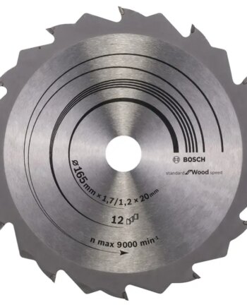 Bosch Rundsavsklinge ø165xø165x1 7x20 12t Speedline 2608642600