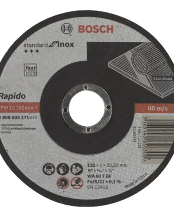 Bosch Skæreskiva Inox 125x1 0mm Std 2608603171