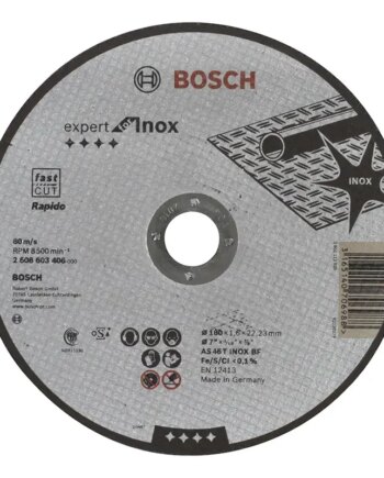 Bosch Skæreskive Exp Inox 180x1 6mm Lige 2608603406