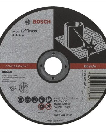Bosch Skæreskive Exp Inox 150x1 6mm Lige 2608603405