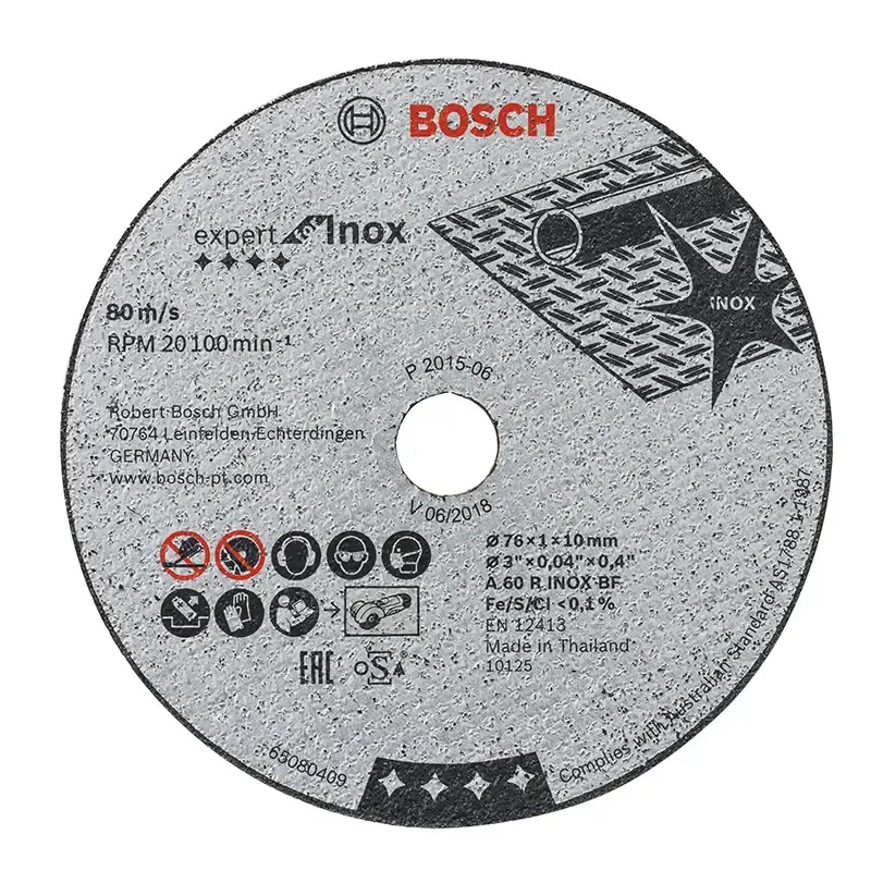 Bosch Skæreskive Exp Inox 76x1x10mm   Stk 2608601520