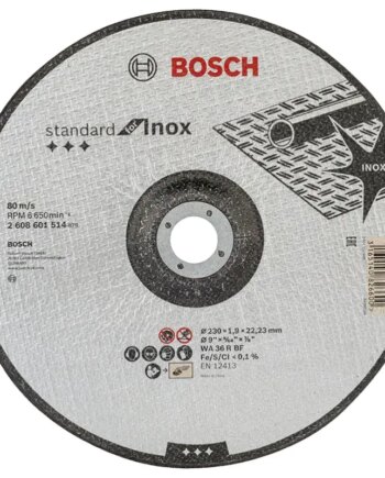 Bosch Skæreskive For Inox 230x1 6mm Krøbbet 2608601514