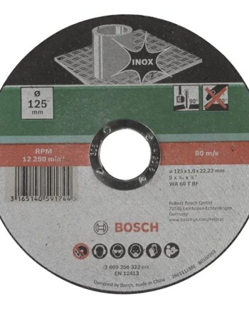 Bosch Skæreskive Inox 125x1 0mm Lige 2609256322