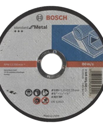 Bosch Skæreskive Metal 125x1 6mm Std 2608603165