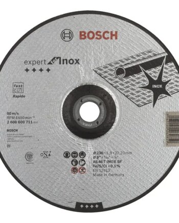 Bosch Skæreskive Rapido Inox 230x1 9x22 2mm 2608600711