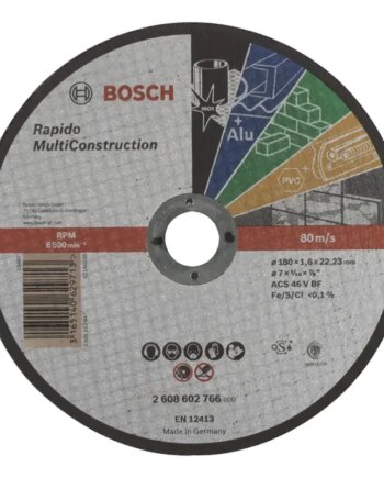 Bosch Skæreskive Rapido 180x1 6mm Multiconstru 2608602766