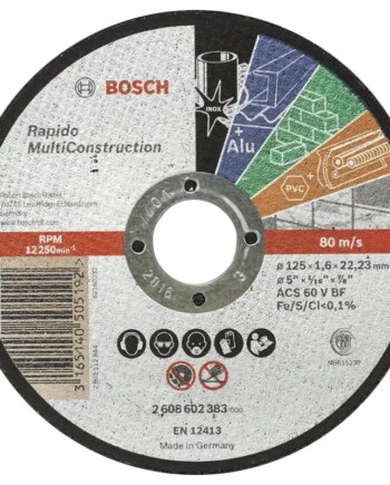 Bosch Skæreskive 125x1 6x22 23mm Multiconstr 2608602383