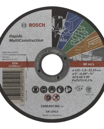 Bosch Skæreskive 125x1 0x22 23mm Multiconstruc 2608602385